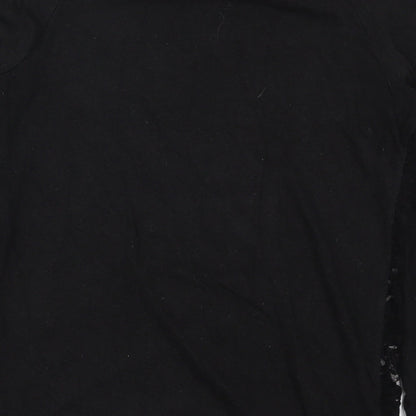 La Redoute  Womens Black  Lace Pullover Jumper Size 10