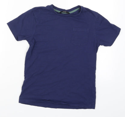 George Boys Blue   Basic T-Shirt Size 9-10 Years