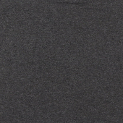 Primark Womens Grey   Basic T-Shirt Size 10  - Friday I'm so Happy to See You