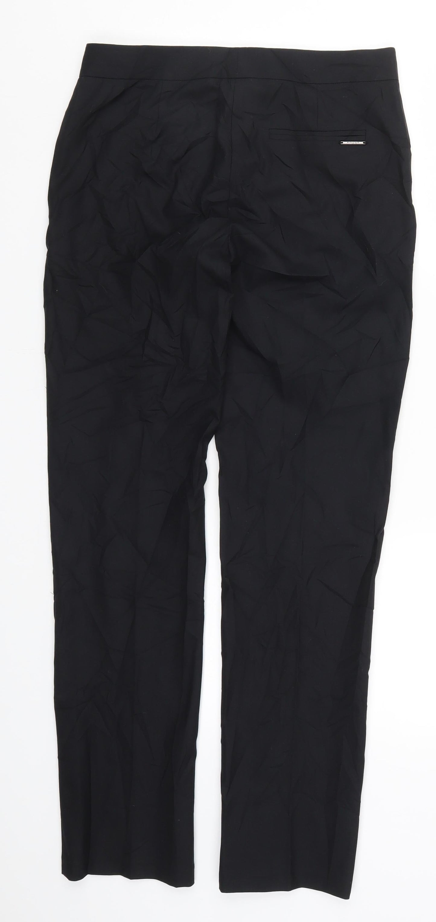 Womens UK Size 8 Marks and Spencer Regular Fit  Black Trousers