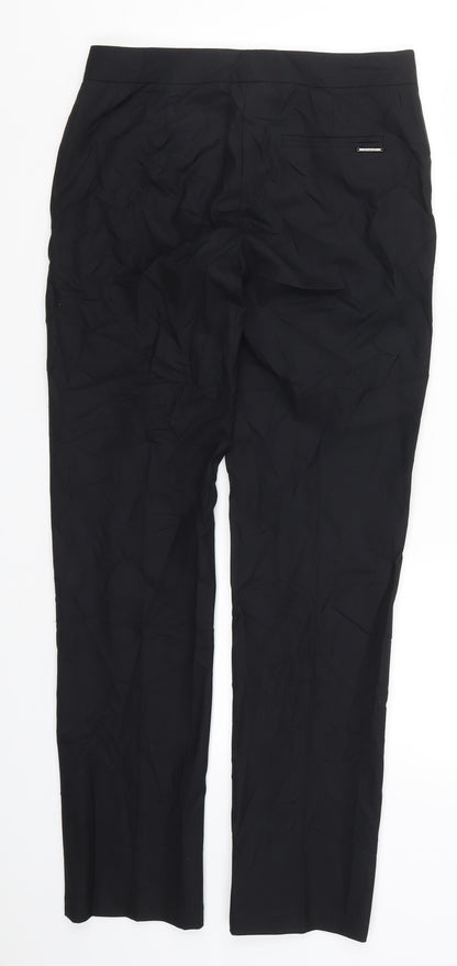 Womens UK Size 8 Marks and Spencer Regular Fit  Black Trousers