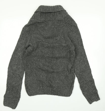 Officers Club Mens Grey  Knit Pullover Jumper Size S