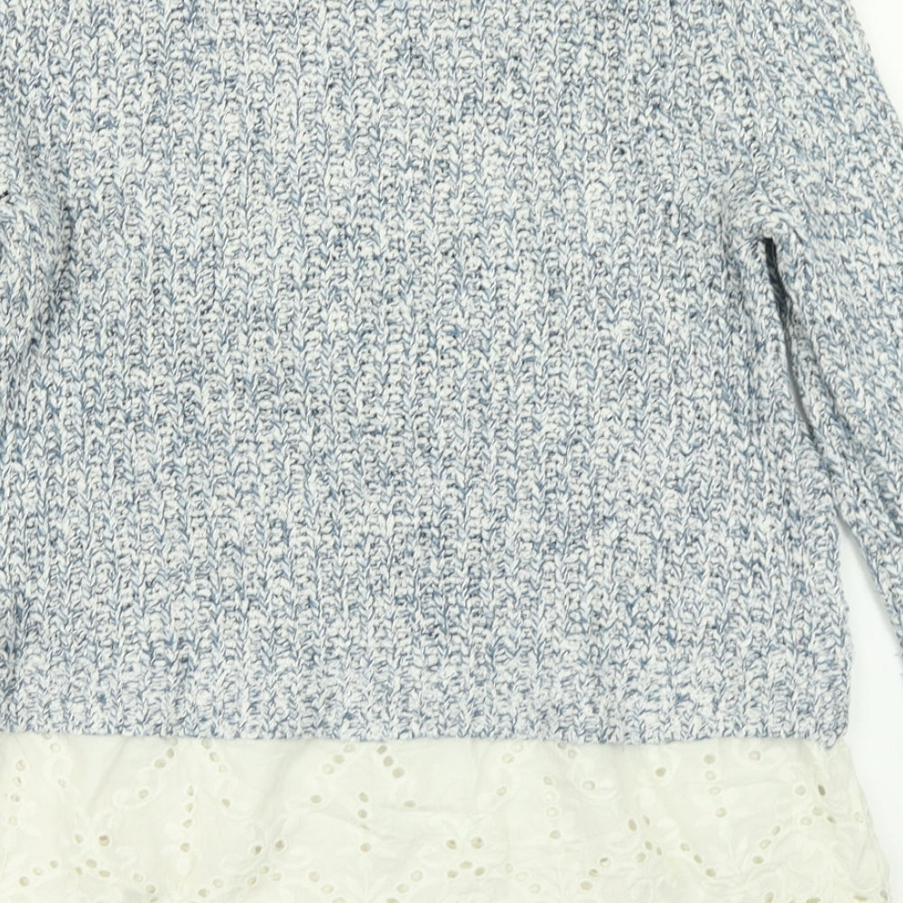 Womens UK Size 10 NEXT Blue Pullover Jumper