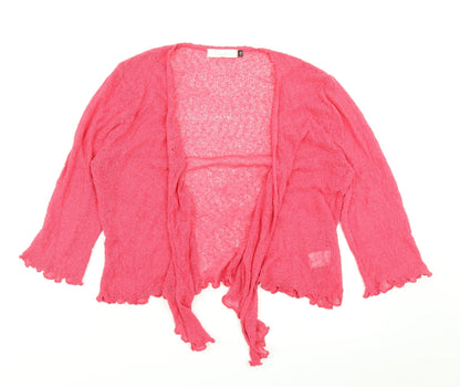 Classics Womens Pink  Knit Cardigan Jumper Size L