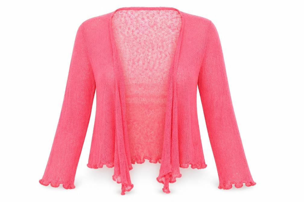 Classics Womens Pink  Knit Cardigan Jumper Size L