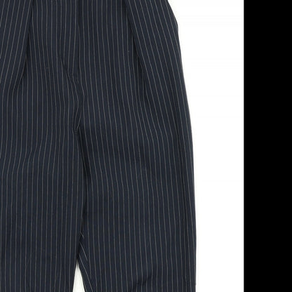 Tophop Womens Blue Striped  Dress Pants Trousers Size 8 L20 in