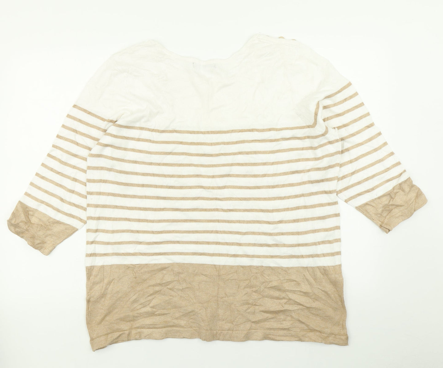 Womens UK Size L Bonmarché Brown Pullover Jumper