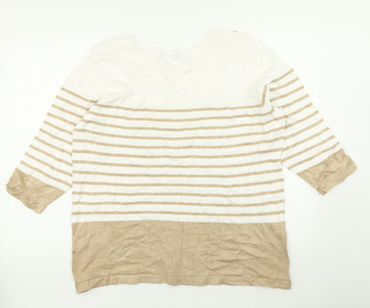 Womens UK Size L Bonmarché Brown Pullover Jumper