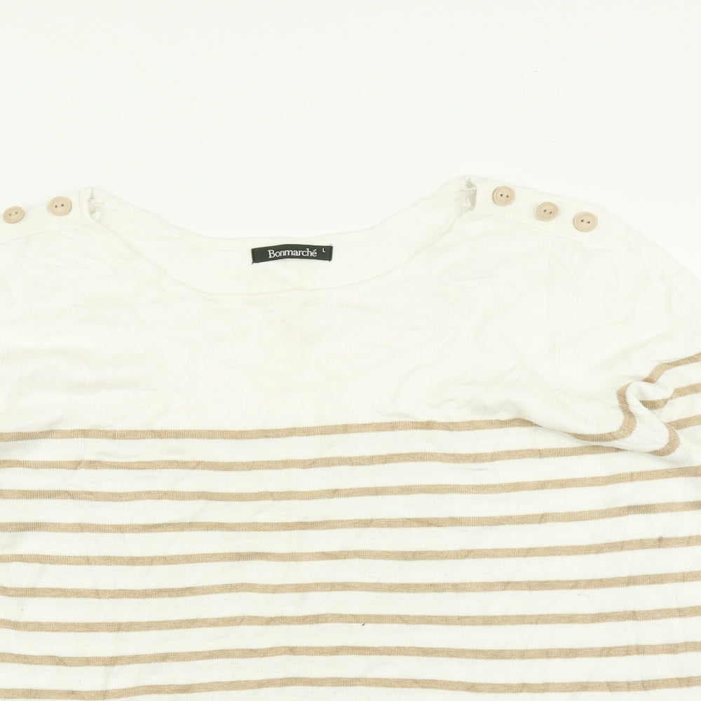 Womens UK Size L Bonmarché Brown Pullover Jumper