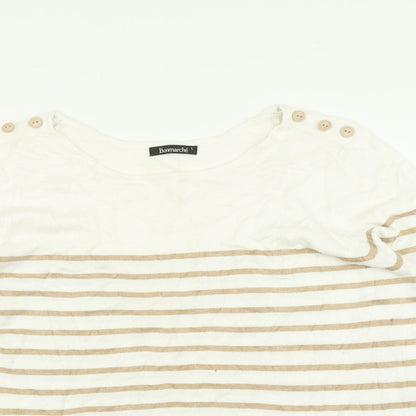 Womens UK Size L Bonmarché Brown Pullover Jumper