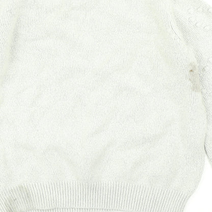 Dorothy Perkins Womens Grey  Knit Pullover Jumper Size 12