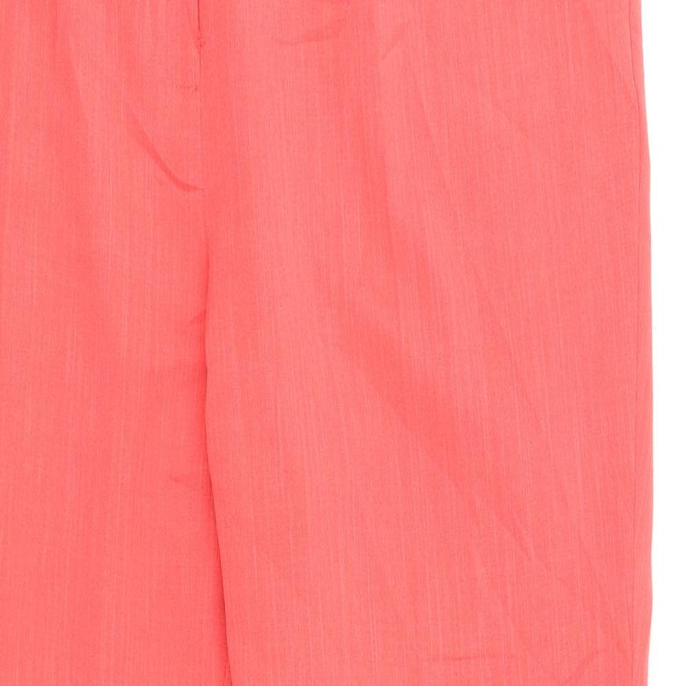 Womens UK Size 20 Oscar B Regular Fit  Pink Trousers