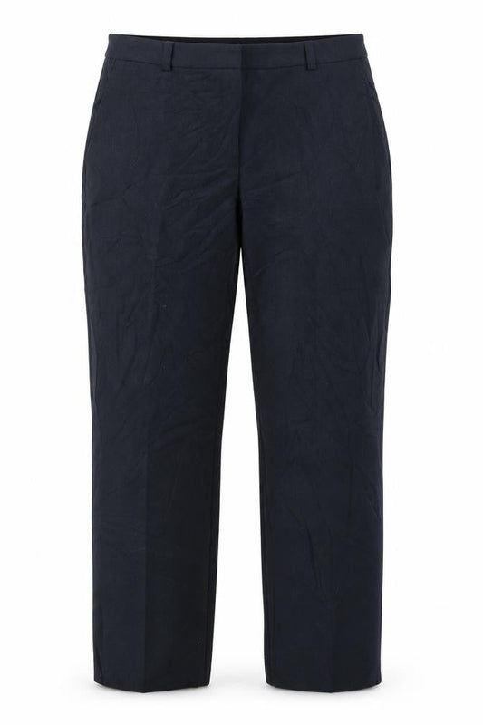 Womens UK Size 14 M&S Collection Regular Fit Dress Pants Blue Trousers