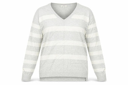 Womens UK Size M Papaya Grey Pullover Jumper