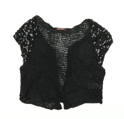 Savoir Womens Black  Knit Cardigan Jumper Size 10