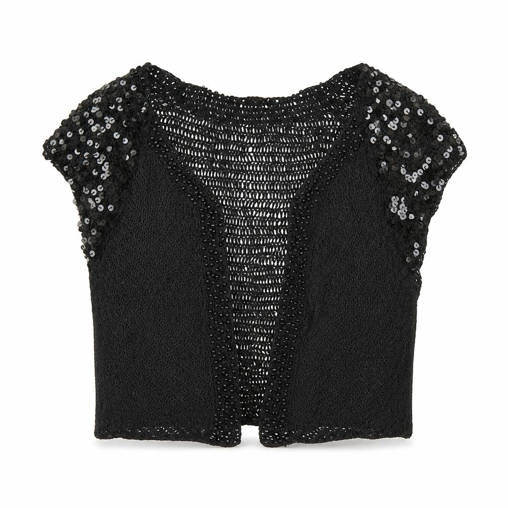 Savoir Womens Black  Knit Cardigan Jumper Size 10