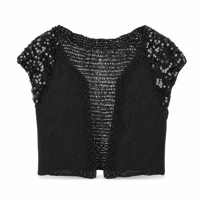 Savoir Womens Black  Knit Cardigan Jumper Size 10