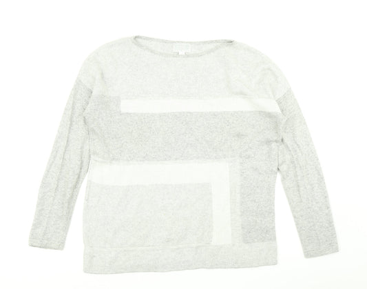 Womens UK Size 12 Principles Grey Pullover Jumper