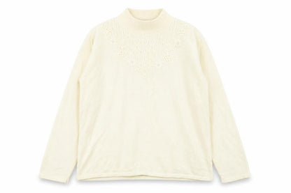Bonmarché Womens Ivory Knit Pullover Jumper Size L