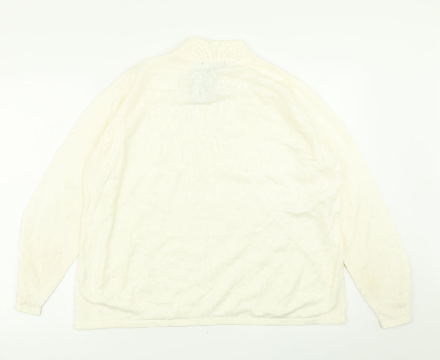 Womens UK Size L BM Ivory Pullover Jumper