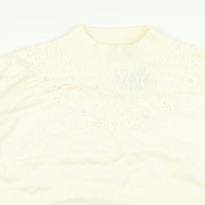 Womens UK Size L BM Ivory Pullover Jumper