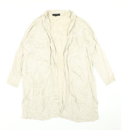 Womens UK Size 8 Atmosphere Beige Cardigan Jumper