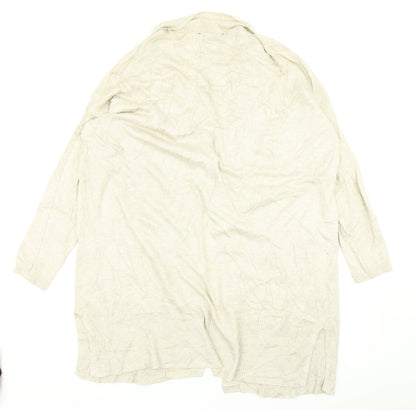 Womens UK Size 8 Atmosphere Beige Cardigan Jumper