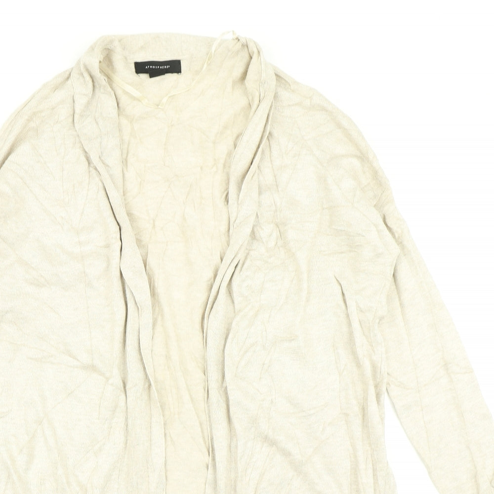 Womens UK Size 8 Atmosphere Beige Cardigan Jumper