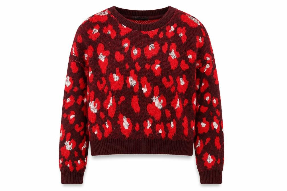 Womens UK Size S Primark Red Pullover Jumper