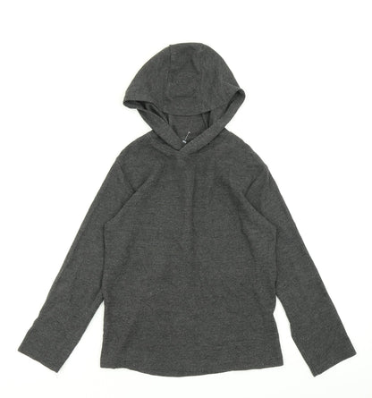 Primark Boys Grey  Knit Pullover Hoodie Size 8-9 Years