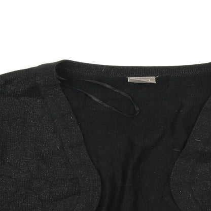 TU Womens Black  Knit Cardigan Jumper Size 12