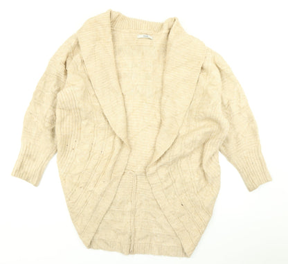George Womens Brown  Knit Cardigan Jumper Size L