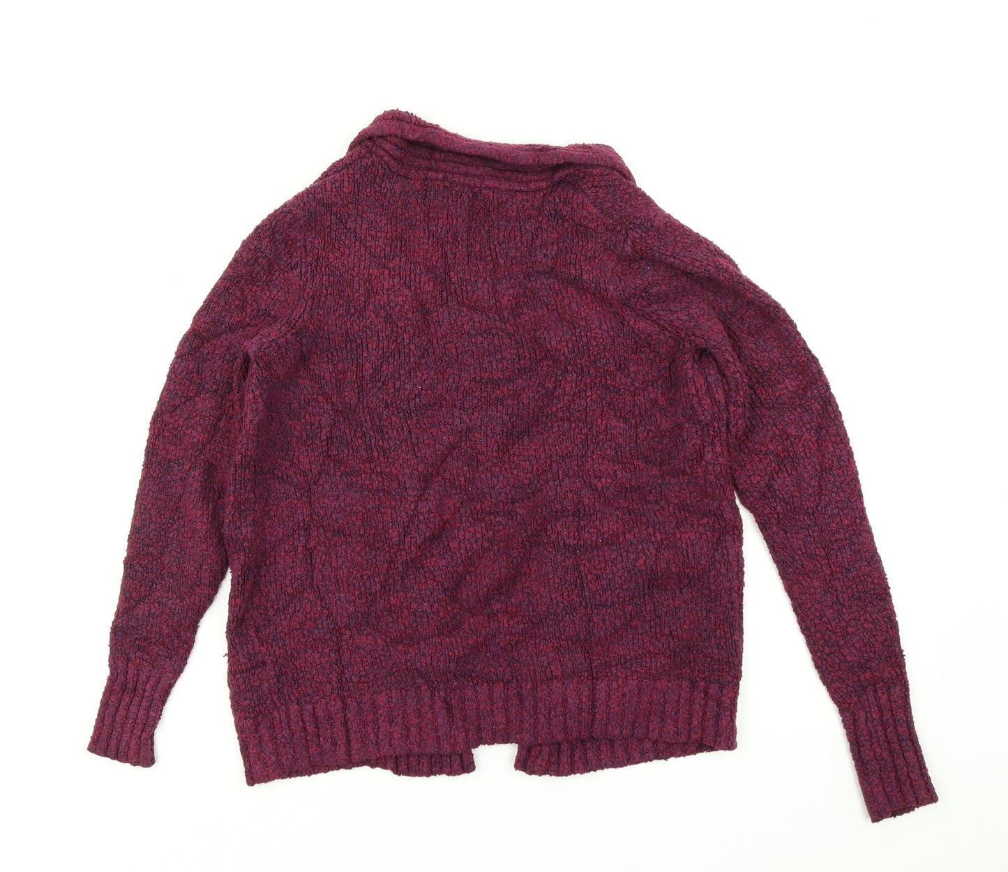 Womens UK Size 10 M&Co Purple Cardigan Jumper