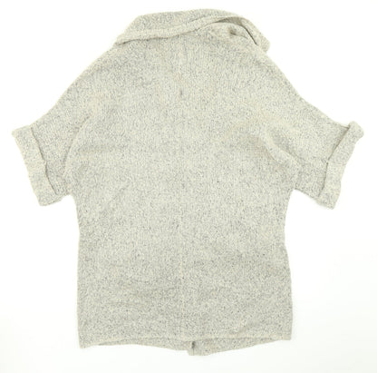 George Womens Grey  Knit Cardigan Jumper Size S