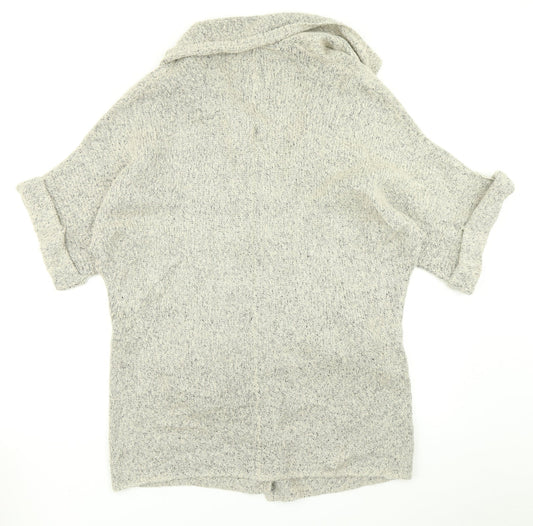 George Womens Grey  Knit Cardigan Jumper Size S