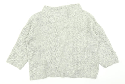 Womens UK Size 14 NEXT Grey Pullover Jumper