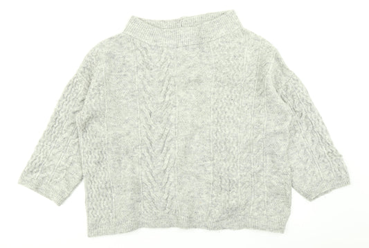 Womens UK Size 14 NEXT Grey Pullover Jumper