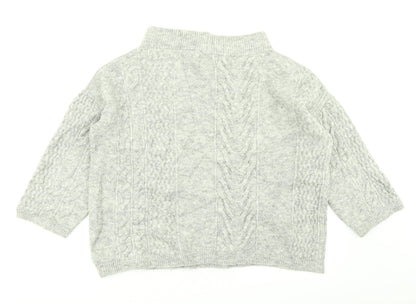 Womens UK Size 14 NEXT Grey Pullover Jumper
