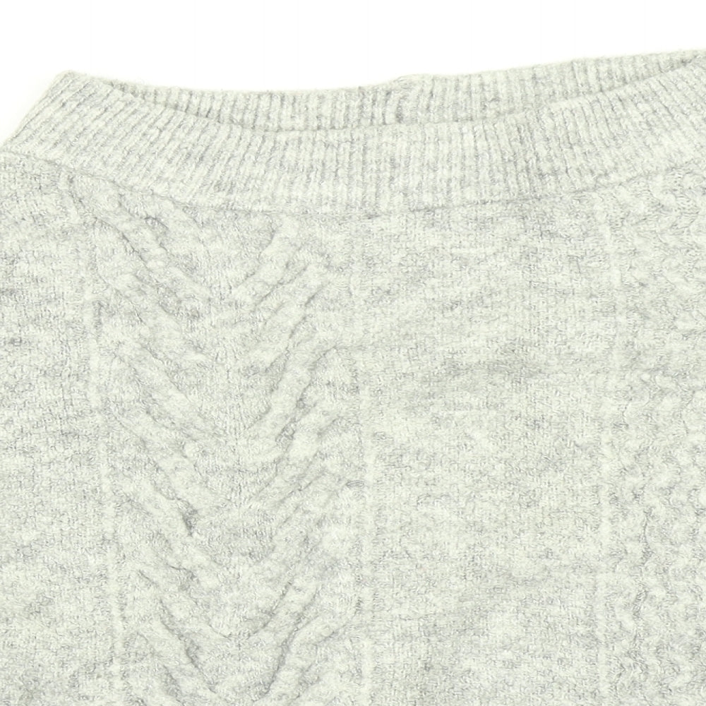 Womens UK Size 14 NEXT Grey Pullover Jumper