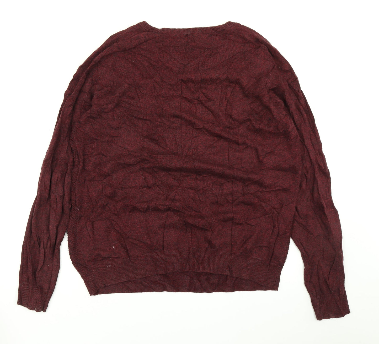 George Mens Purple  Knit Pullover Jumper Size L