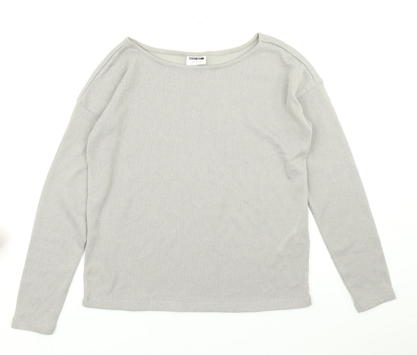 Noisy may Womens Grey   Basic T-Shirt Size XS