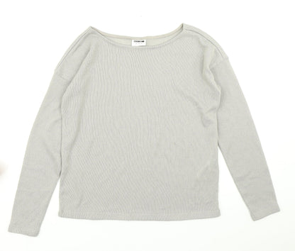 Noisy may Womens Grey   Basic T-Shirt Size XS