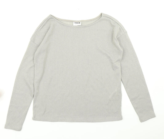 Noisy may Womens Grey   Basic T-Shirt Size XS