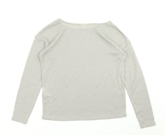 Noisy may Womens Grey   Basic T-Shirt Size XS