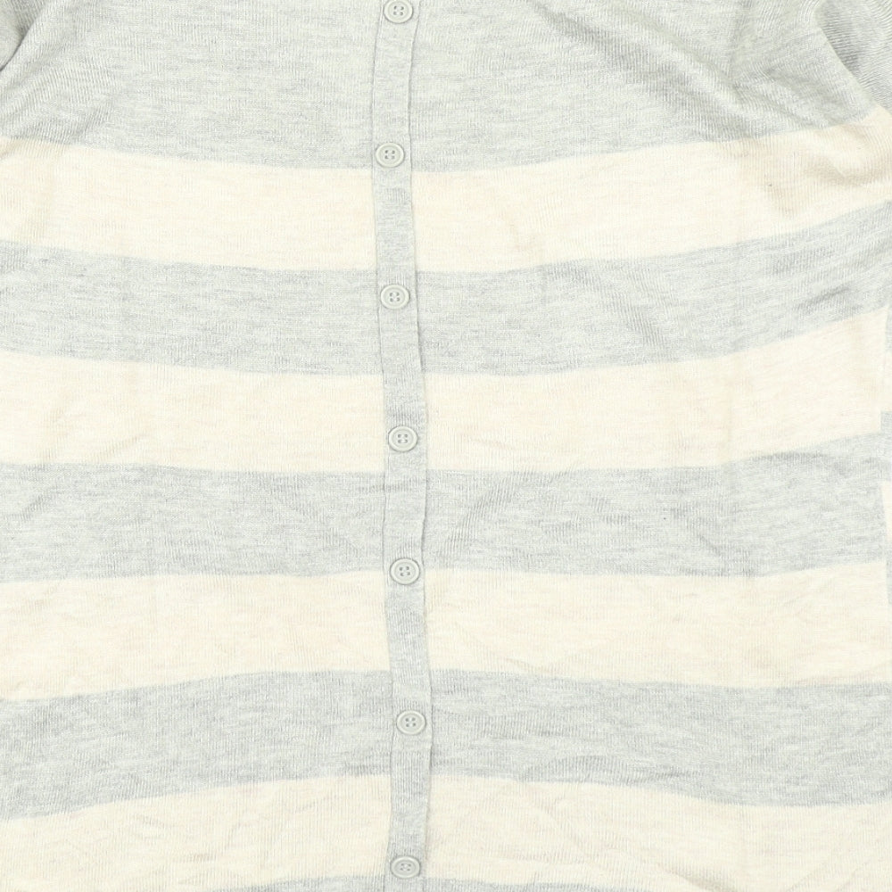 Womens UK Size S Oasis Grey Pullover Jumper