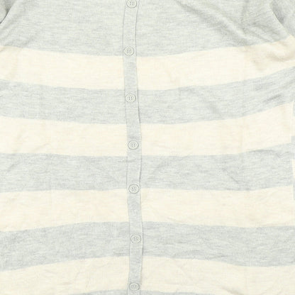 Womens UK Size S Oasis Grey Pullover Jumper