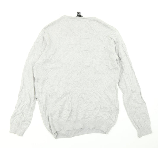 Cedar Wood State Mens Grey  Knit Pullover Jumper Size M