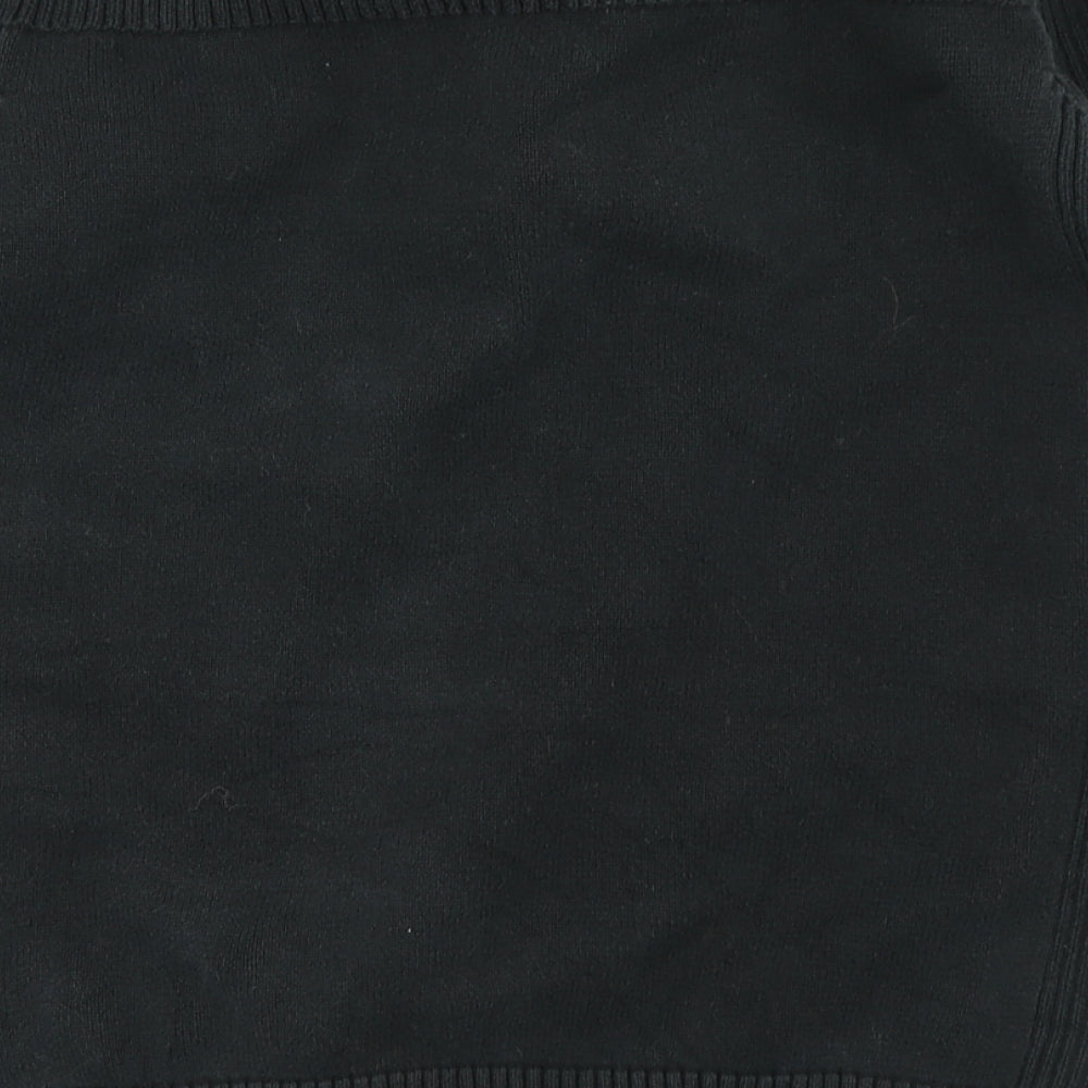 Burton Mens Black  Knit Pullover Jumper Size M