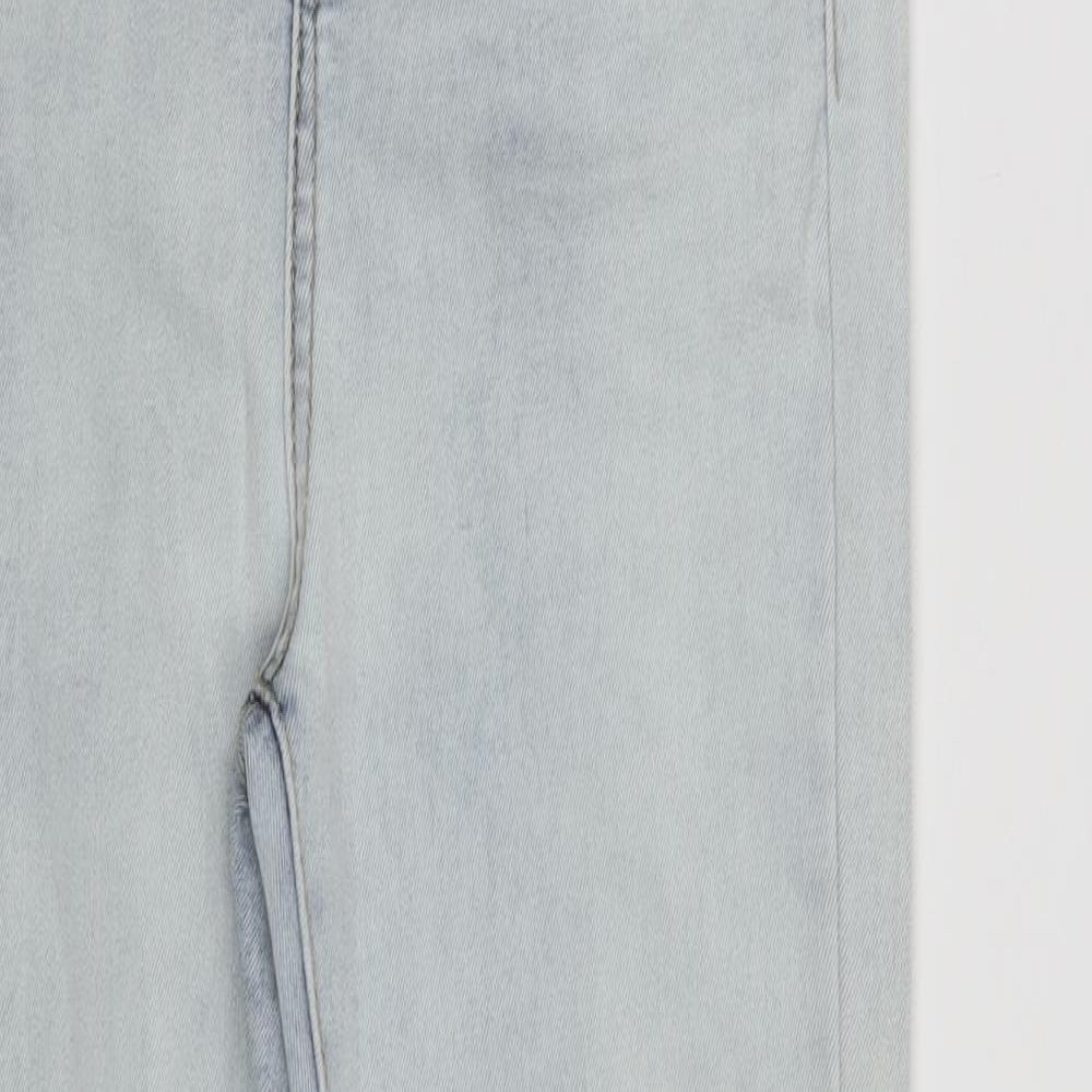 PRETTYLITTLETHING Womens Blue  Denim Skinny Jeans Size 10 L27 in