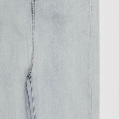 PRETTYLITTLETHING Womens Blue  Denim Skinny Jeans Size 10 L27 in